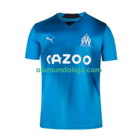 Camisola Olympique de Marseille Homem Equipamento Terceiro 2022-2023 Manga Curta